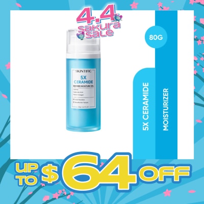 SKINTIFIC - 5X Ceramide Barrier Moisture Gel (To Locks In Hydration & Smooths Skin Texture) 80g