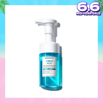 SKINTIFIC Amino Acid Ultra-Gentle Cleansing Mousse (To Clears Pores & Excess Oils, Clarifies Complexion & Balances Skin Microbiome) 100ml