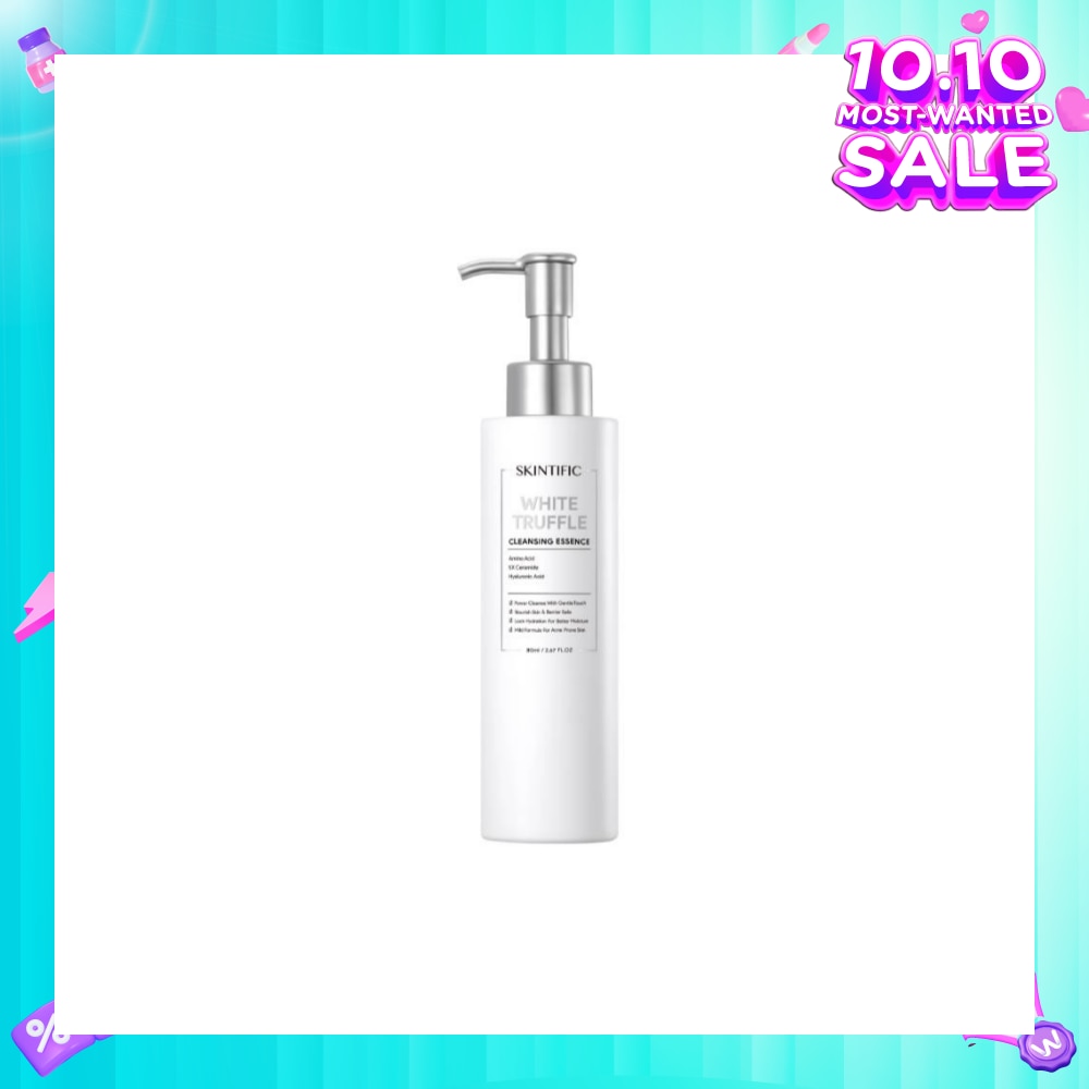 White Truffle Cleansing Essence (To Protects & Nourishes Skin Barrier, Boost Moisture Level & Locks In Hydration) 80ml