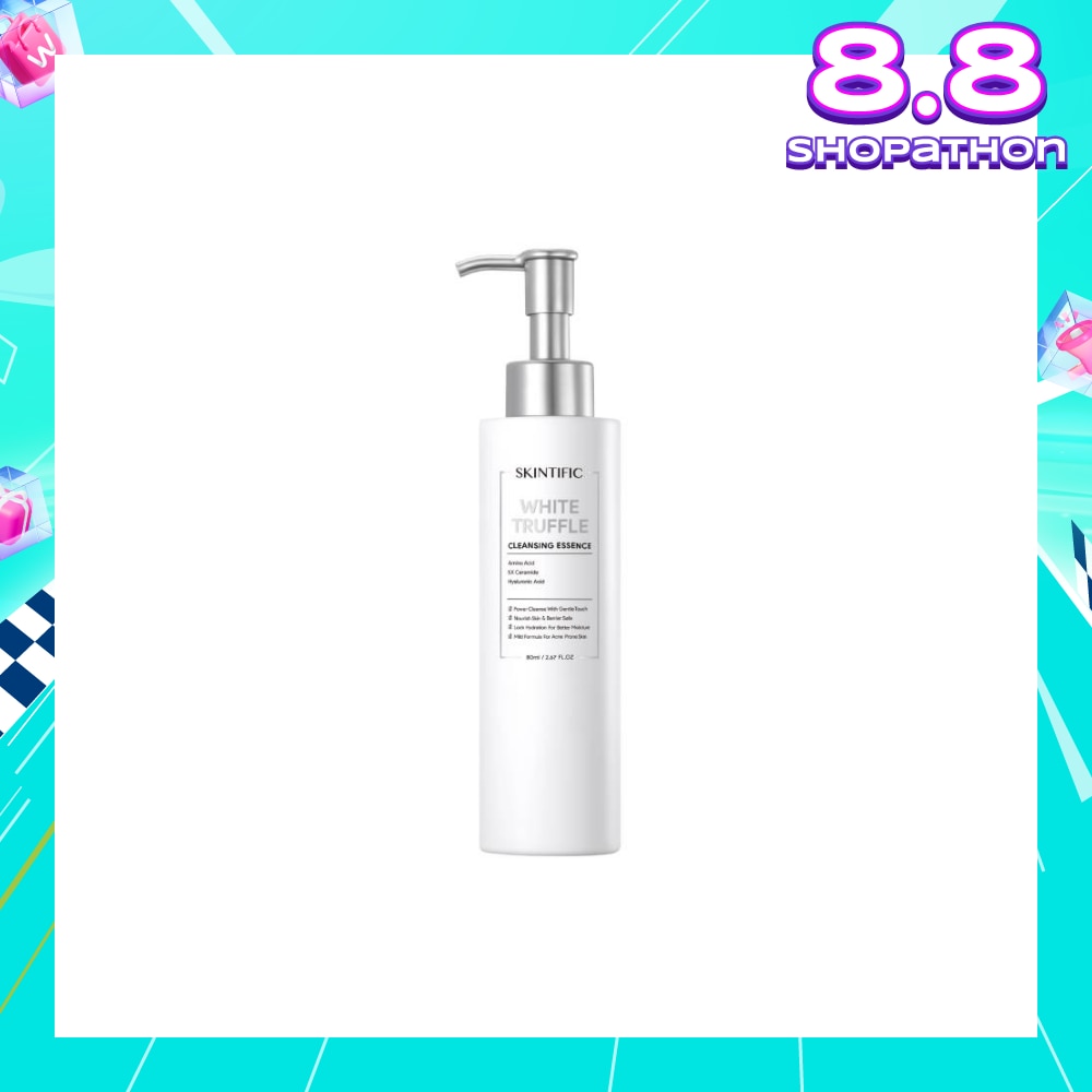 White Truffle Cleansing Essence (To Protects & Nourishes Skin Barrier, Boost Moisture Level & Locks In Hydration) 80ml