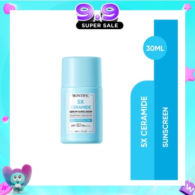 SKINTIFIC - 5X Ceramide Serum Sunscreen SPF50+ PA++++ 30ml image