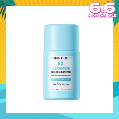 SKINTIFIC 5X Ceramide Serum Sunscreen SPF50+ PA++++ 30ml