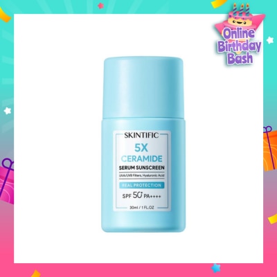 SKINTIFIC 5X Ceramide Serum Sunscreen SPF50+ PA++++ 30ml