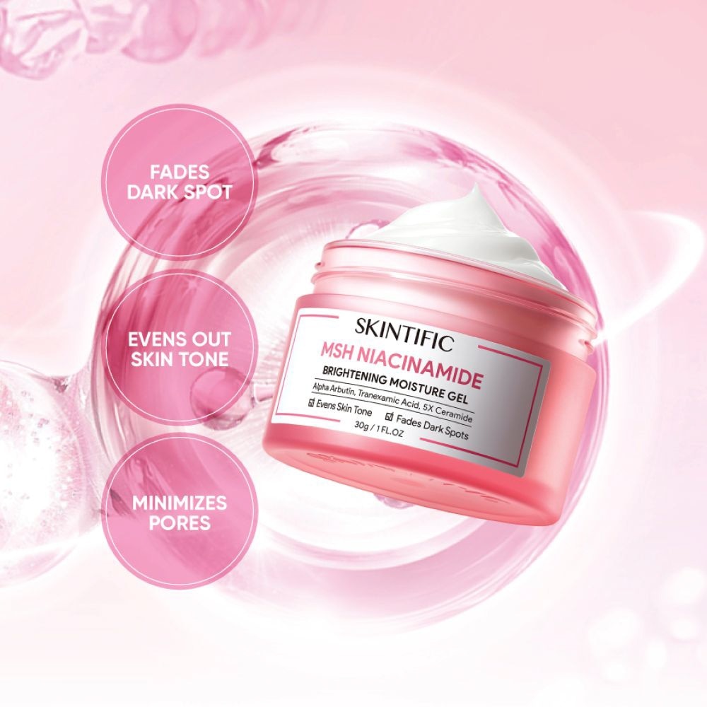 MSH Niacinamide Brightening Moisture Gel (To Evens Skin Tone & Fades Dark Spots) 30g