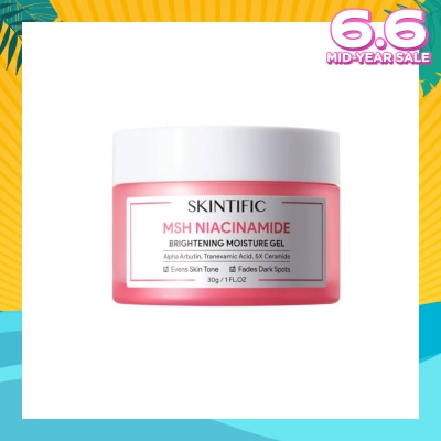 SKINTIFIC MSH Niacinamide Brightening Moisture Gel (To Evens Skin Tone & Fades Dark Spots) 30g