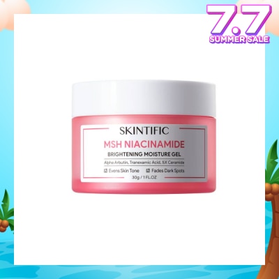 SKINTIFIC MSH Niacinamide Brightening Moisture Gel (To Evens Skin Tone & Fades Dark Spots) 30g