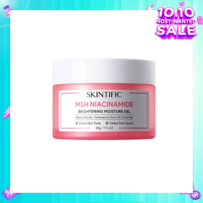 SKINTIFIC MSH Niacinamide Brightening Moisture Gel (To Evens Skin Tone & Fades Dark Spots) 30g