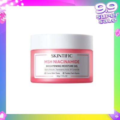 SKINTIFIC MSH Niacinamide Brightening Moisture Gel (To Evens Skin Tone & Fades Dark Spots) 30g
