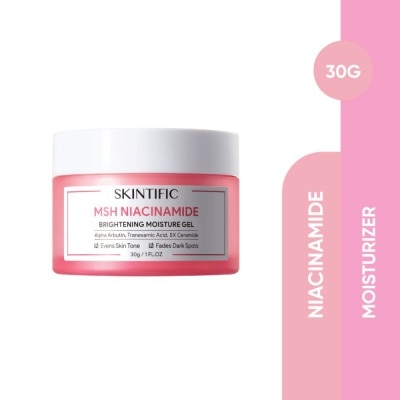 SKINTIFIC MSH Niacinamide Brightening Moisture Gel (To Evens Skin Tone & Fades Dark Spots) 30g