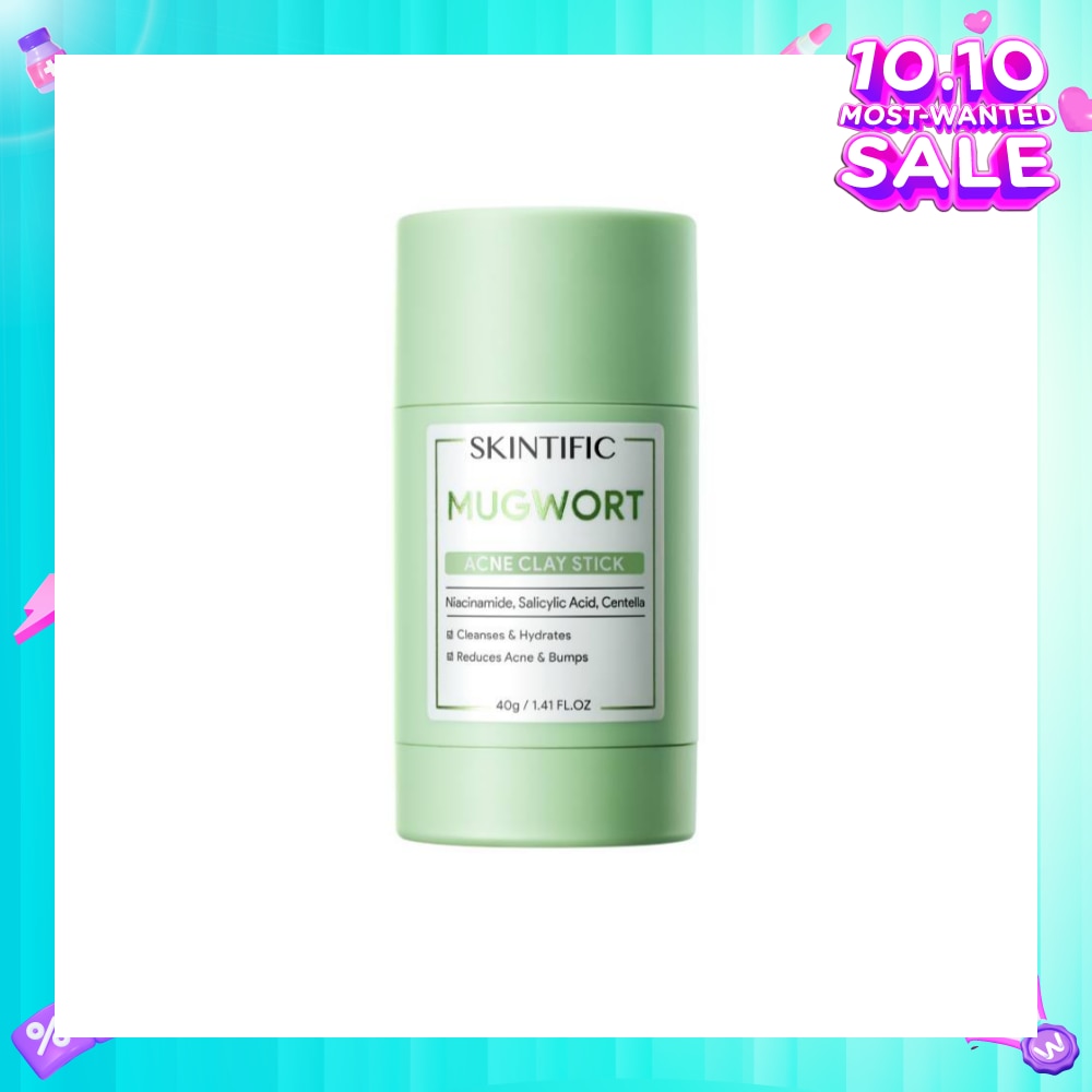 Mugwort Acne Clay Stick (To Cleanses, Hydrates, Reduce Acne & Bumps) 40g