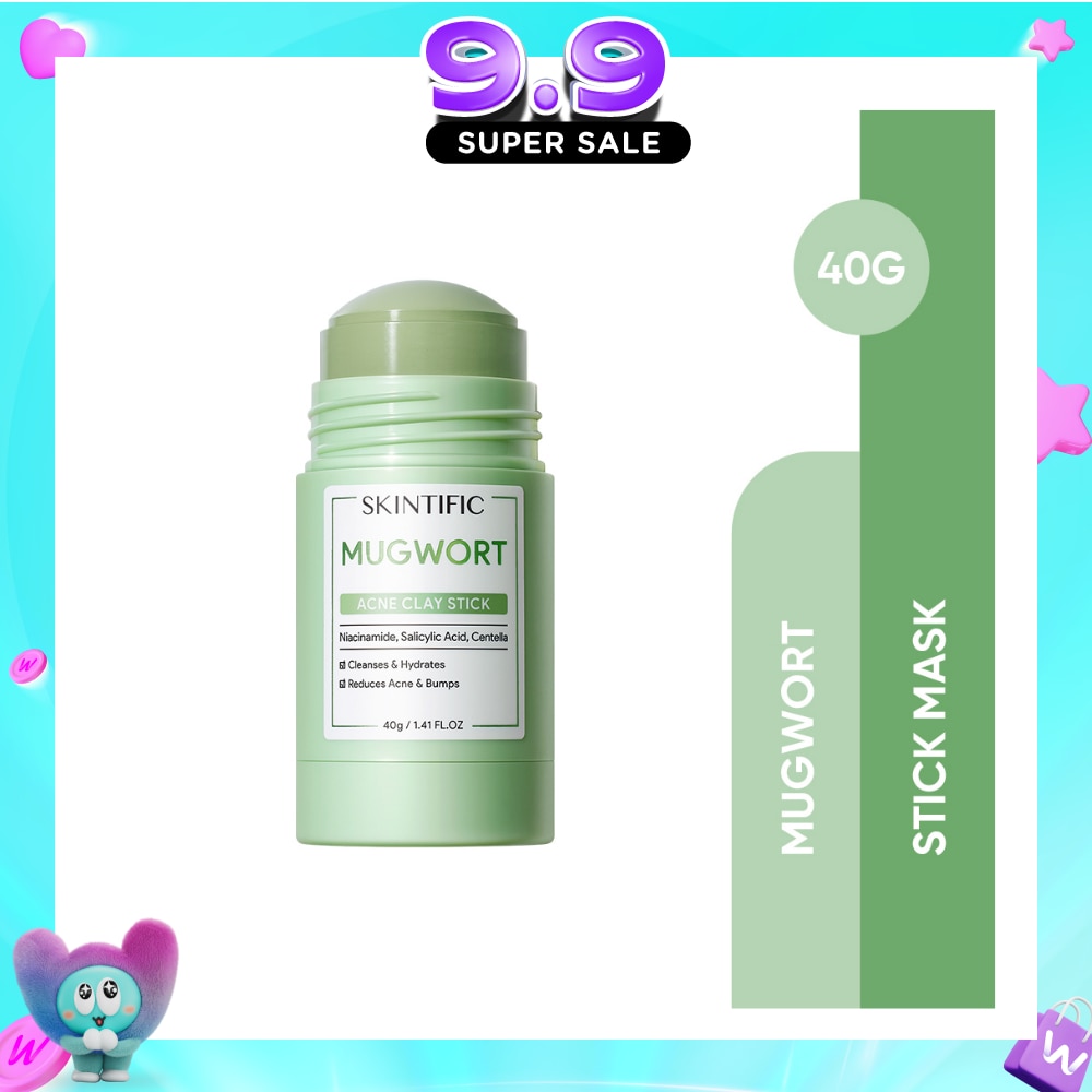 Mugwort Acne Clay Stick (To Cleanses, Hydrates, Reduce Acne & Bumps) 40g image