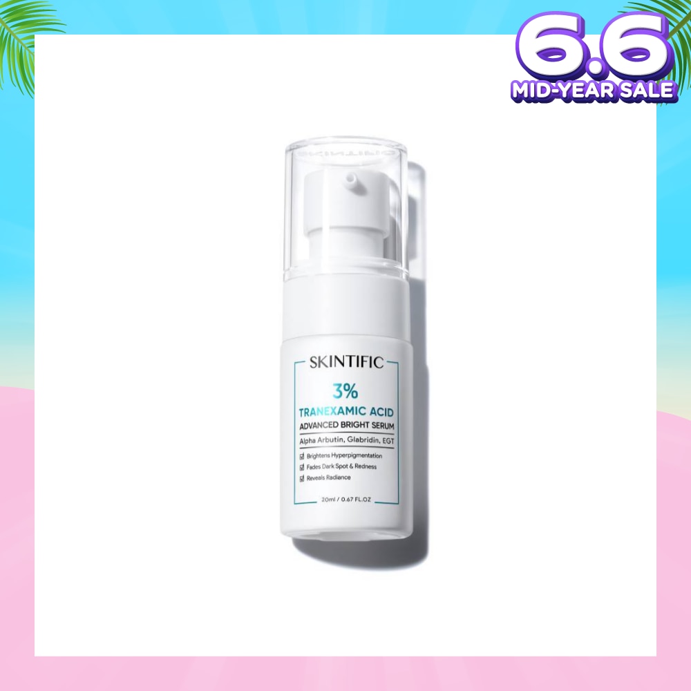 3% Tranexamic Acid Advanced Bright Serum (To Brightens Hyperpigmentation, Fades Dark Spot & Redness & Reveals Radiance) 20ml