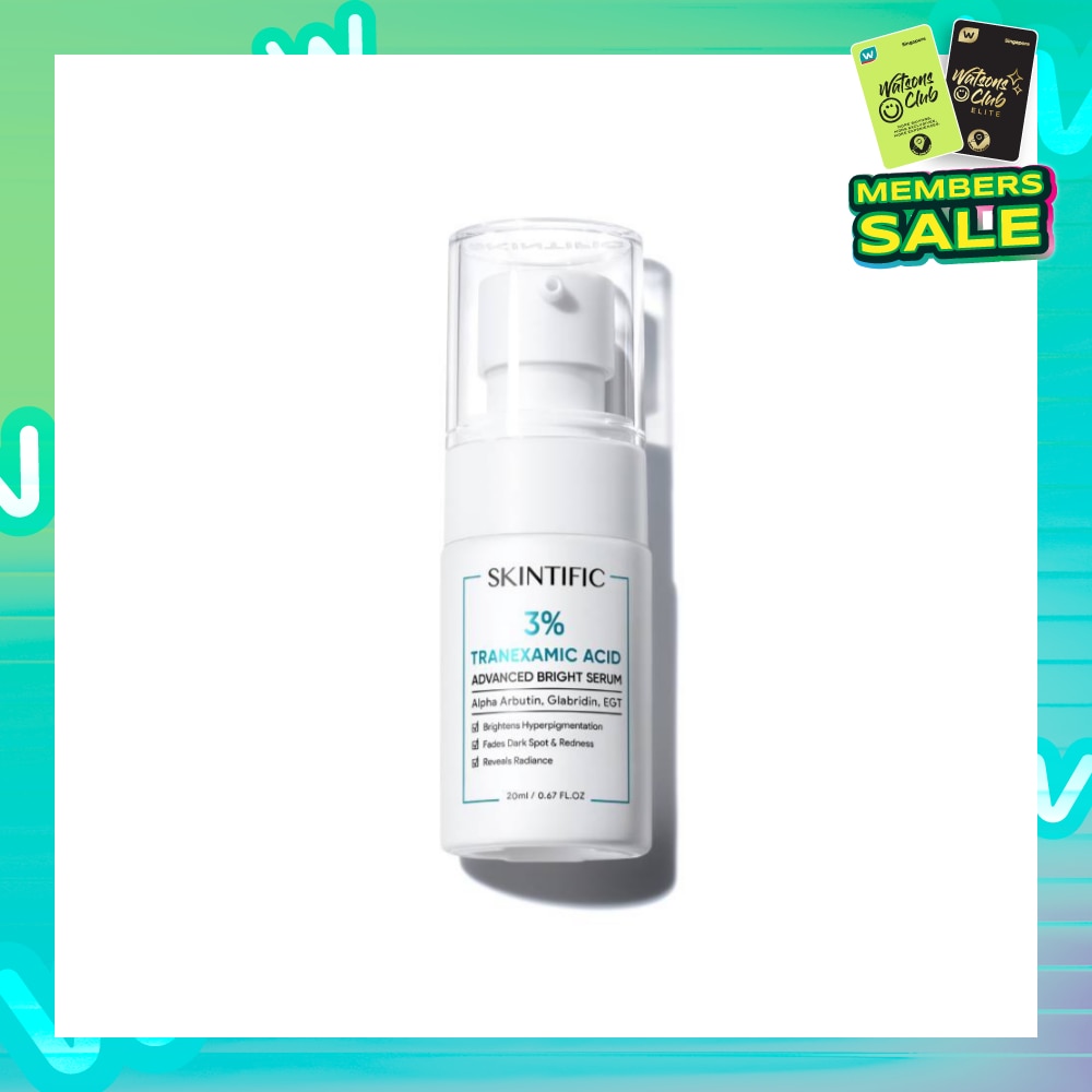 3% Tranexamic Acid Advanced Bright Serum (To Brightens Hyperpigmentation, Fades Dark Spot & Redness & Reveals Radiance) 20ml