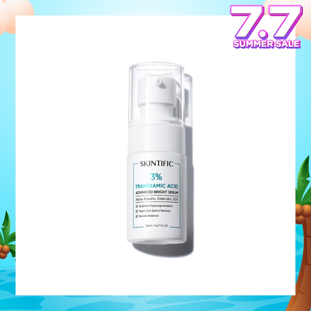 3% Tranexamic Acid Advanced Bright Serum (To Brightens Hyperpigmentation, Fades Dark Spot & Redness & Reveals Radiance) 20ml