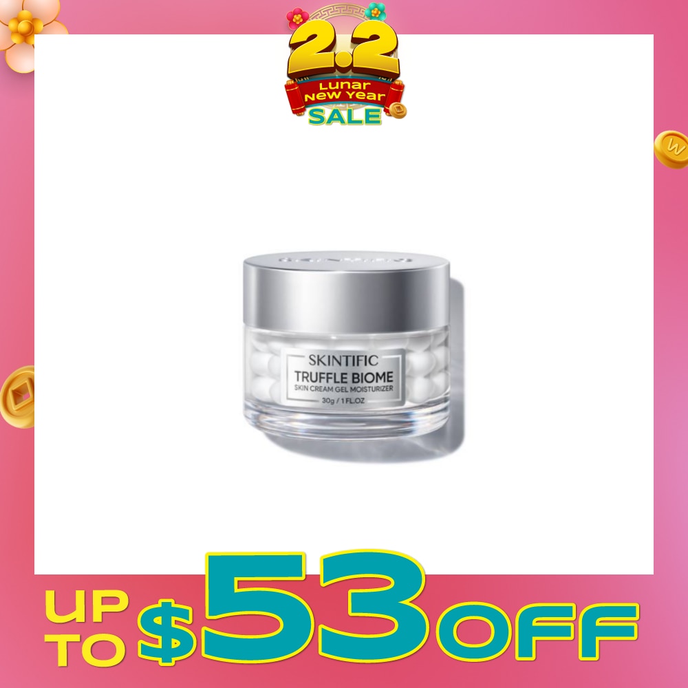 Truffle Biome Skin Cream Gel Moisturizer (To Boosts Skin Regeneration, Renewal Skin Barrier, Reduce Breakout & Irritation) 30g