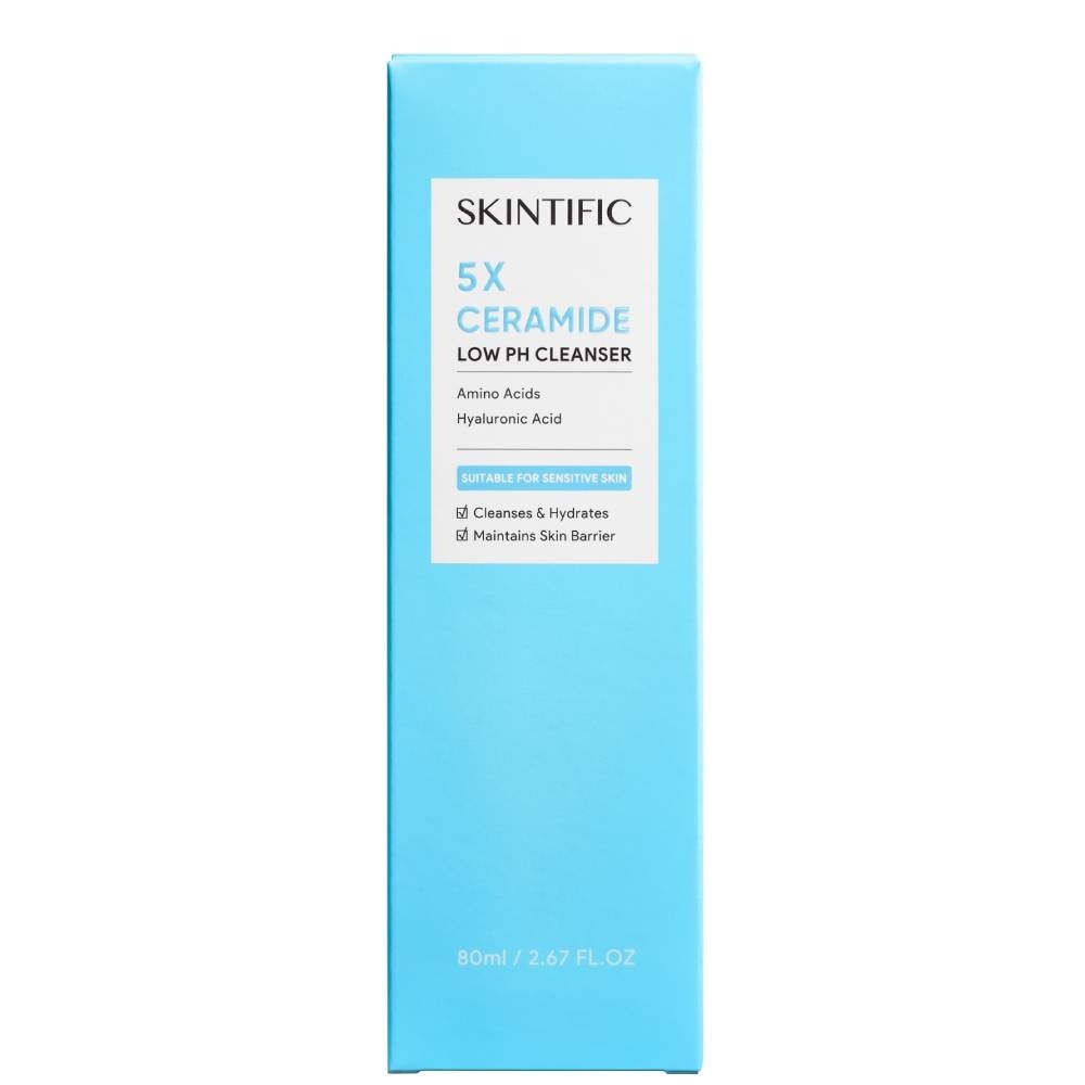 5X Ceramide Low pH Cleanser (Suitable For Sensitive Skin, To Cleanses & Hydrates & Maintains Skin Barrier) 80ml