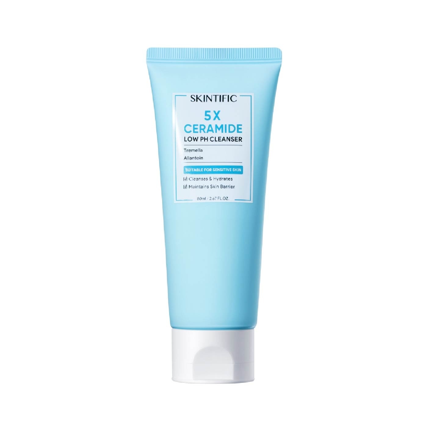 5X Ceramide Low pH Cleanser (Suitable For Sensitive Skin, To Cleanses & Hydrates & Maintains Skin Barrier) 80ml