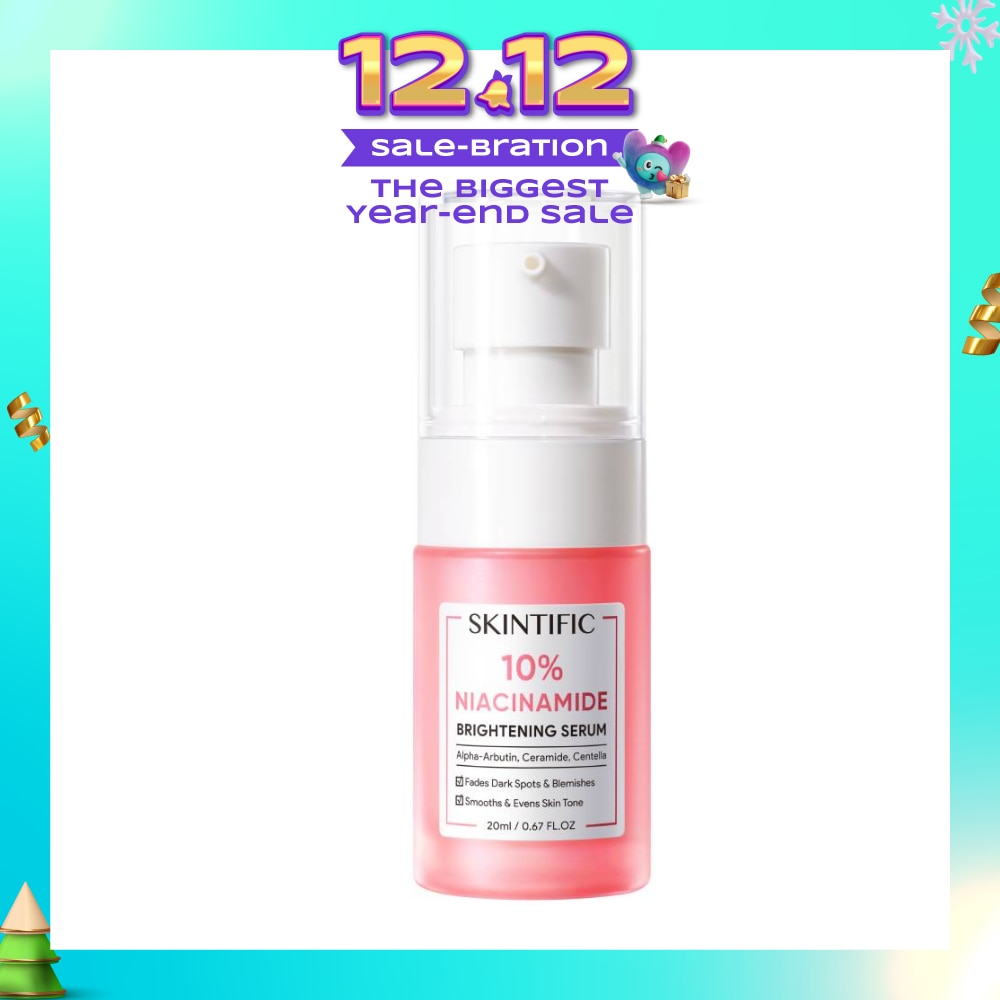 10% Niacinamide Brightening Serum (To Fades Dark Spots & Blemishes, Smooths & Evens Skin Tone) 20ml