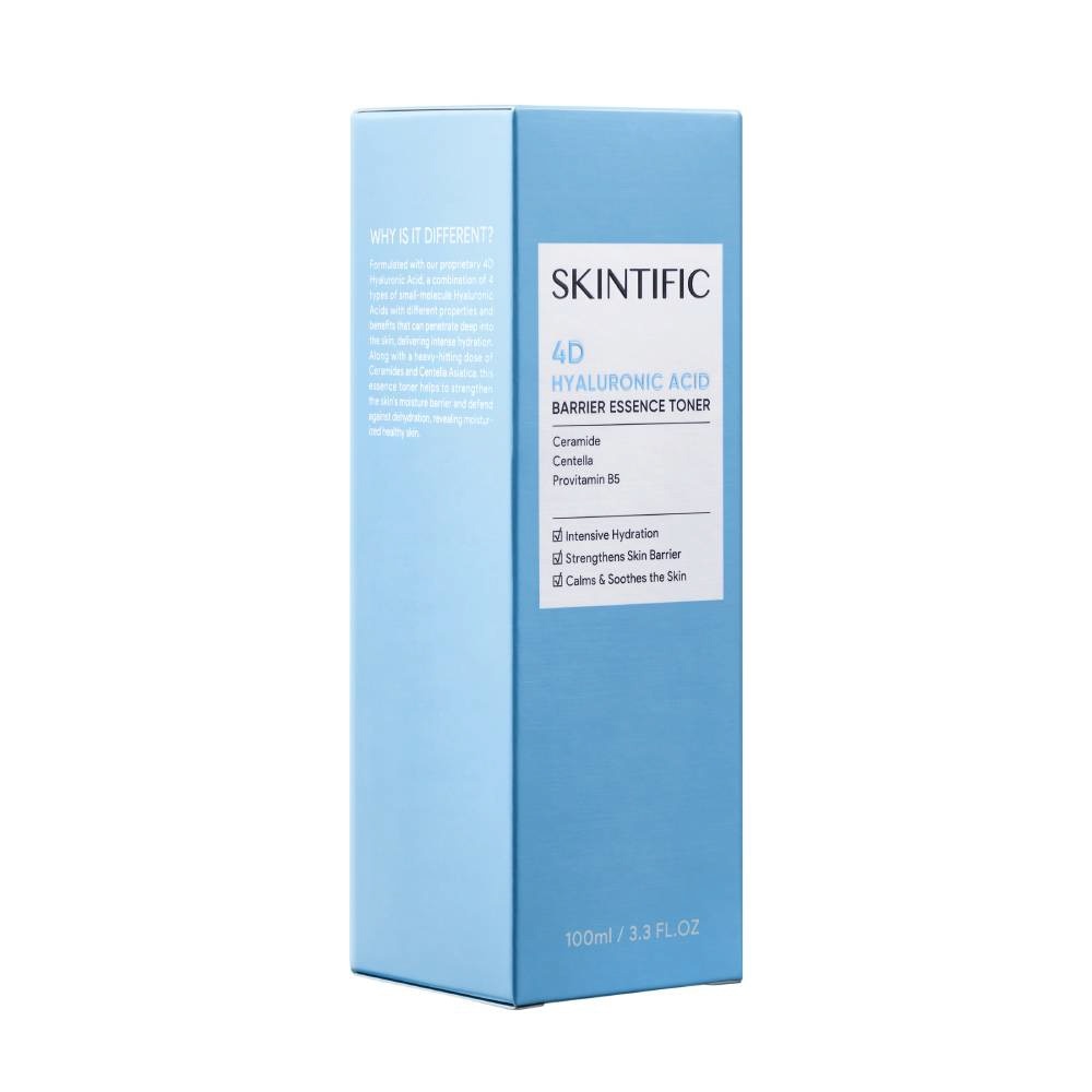 4D Hyaluronic Acid Barrier Essence Toner (For Intensive Hydration, Maintains Skin Barrier, Calms & Soothes The Skin) 100ml