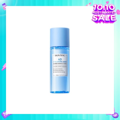 SKINTIFIC 4D Hyaluronic Acid Barrier Essence Toner (For Intensive Hydration, Maintains Skin Barrier, Calms & Soothes The Skin) 100ml
