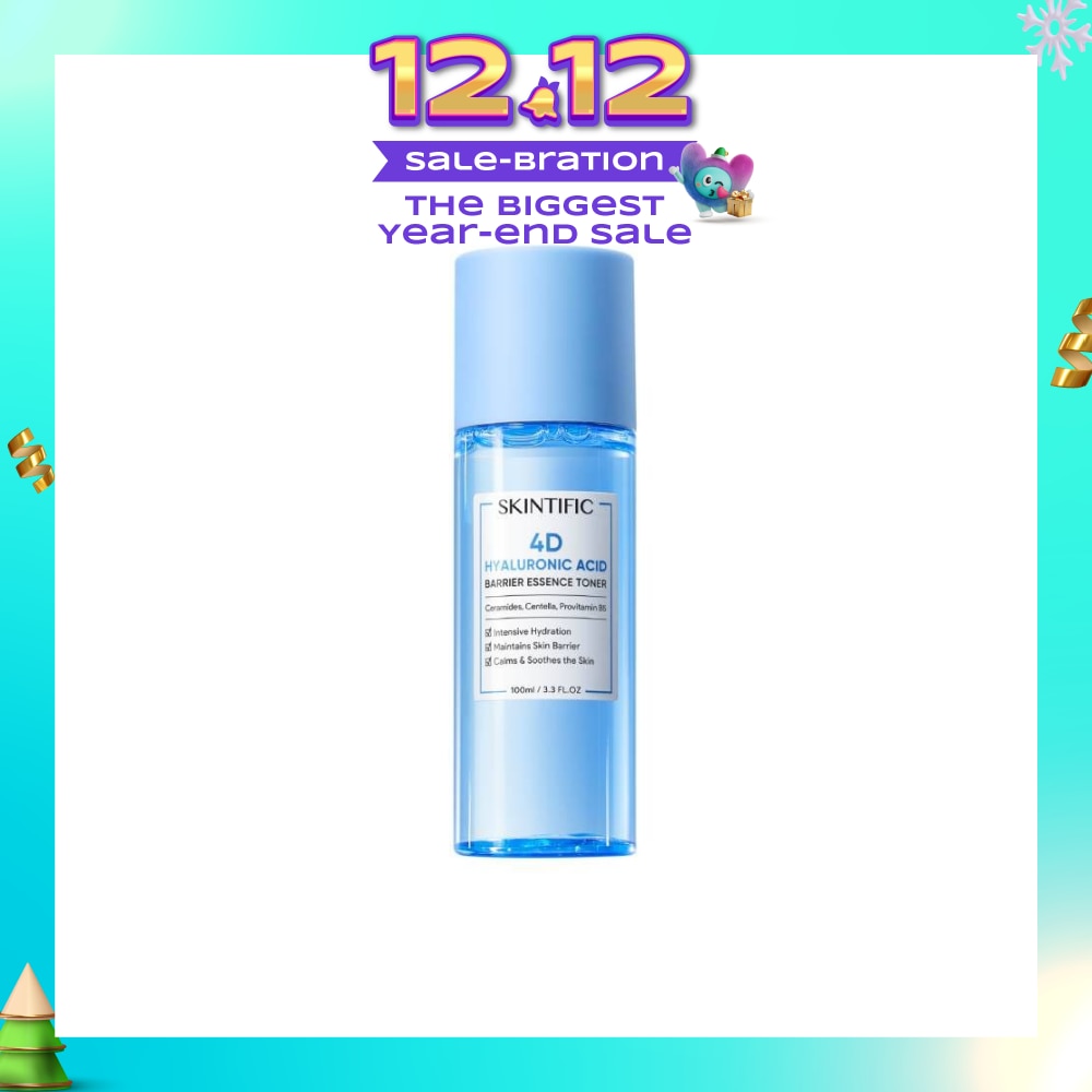 4D Hyaluronic Acid Barrier Essence Toner (For Intensive Hydration, Maintains Skin Barrier, Calms & Soothes The Skin) 100ml
