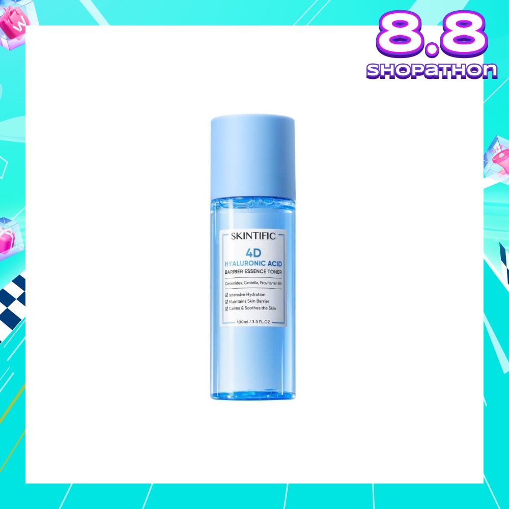 4D Hyaluronic Acid Barrier Essence Toner (For Intensive Hydration, Maintains Skin Barrier, Calms & Soothes The Skin) 100ml