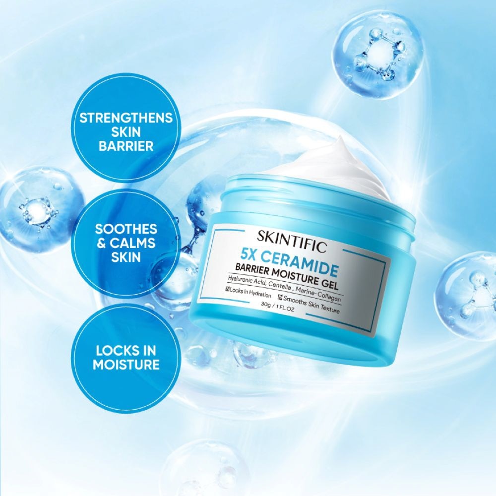 5X Ceramide Barrier Moisture Gel (For Locks In Hydration & Smooths Skin Texture) 30g