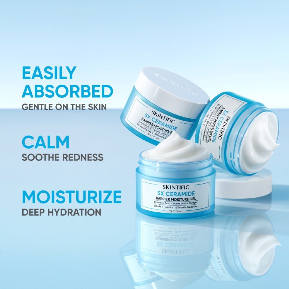 5X Ceramide Barrier Moisture Gel (For Locks In Hydration & Smooths Skin Texture) 30g