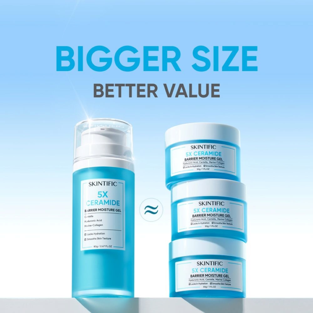 5X Ceramide Barrier Moisture Gel (For Locks In Hydration & Smooths Skin Texture) 30g