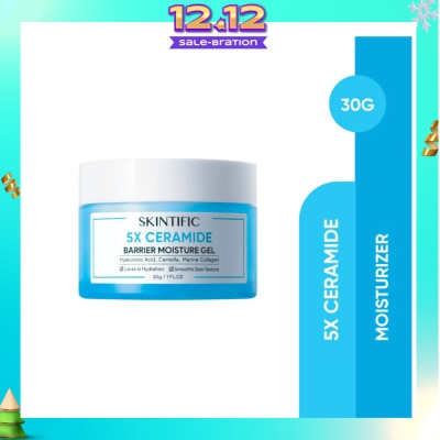 SKINTIFIC 5X Ceramide Barrier Moisture Gel (For Locks In Hydration & Smooths Skin Texture) 30g