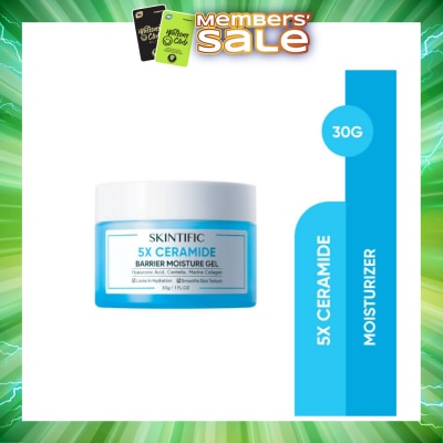 SKINTIFIC - 5X Ceramide Barrier Moisture Gel (For Locks In Hydration & Smooths Skin Texture) 30g