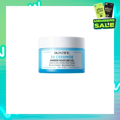 SKINTIFIC 5X Ceramide Barrier Moisture Gel (For Locks In Hydration & Smooths Skin Texture) 30g