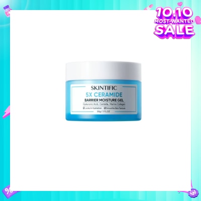 SKINTIFIC 5X Ceramide Barrier Moisture Gel (For Locks In Hydration & Smooths Skin Texture) 30g