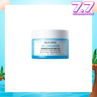 SKINTIFIC 5X Ceramide Barrier Moisture Gel (For Locks In Hydration & Smooths Skin Texture) 30g