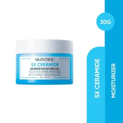 SKINTIFIC 5X Ceramide Barrier Moisture Gel (For Locks In Hydration & Smooths Skin Texture) 30g