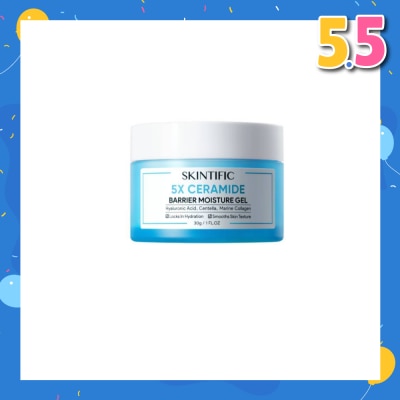 SKINTIFIC 5X Ceramide Barrier Moisture Gel (For Locks In Hydration & Smooths Skin Texture) 30g