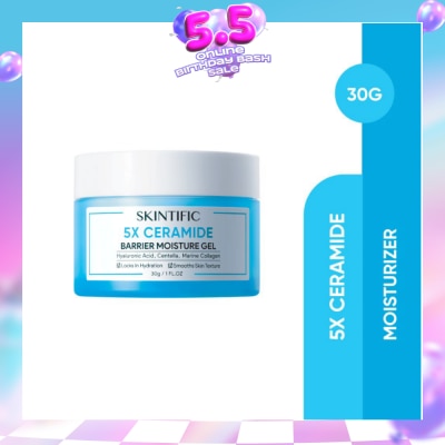 SKINTIFIC - 5X Ceramide Barrier Moisture Gel (For Locks In Hydration & Smooths Skin Texture) 30g