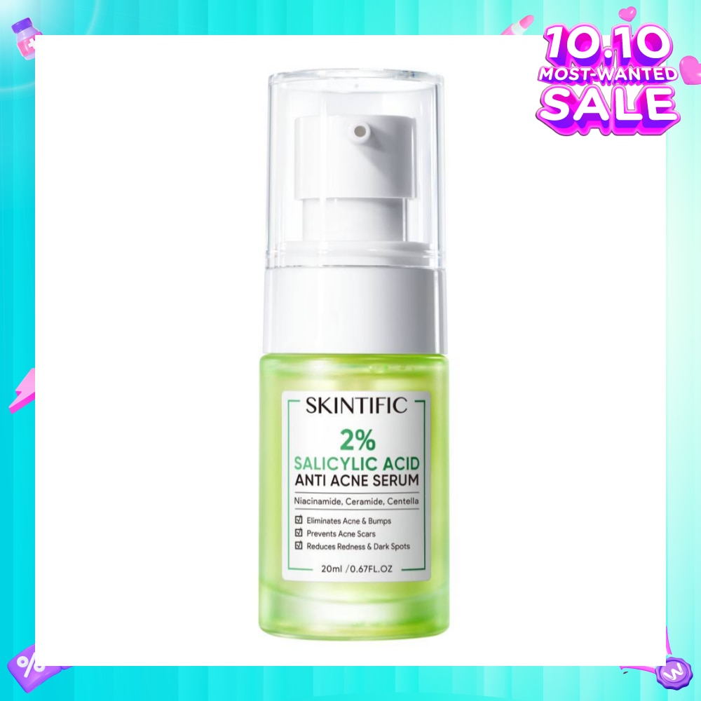 2% Salicylic Acid Anti Acne Serum (For Eliminates Acne & Bumps, Prevents Acne Scars, Reduces Redness & Dark Spots) 20ml