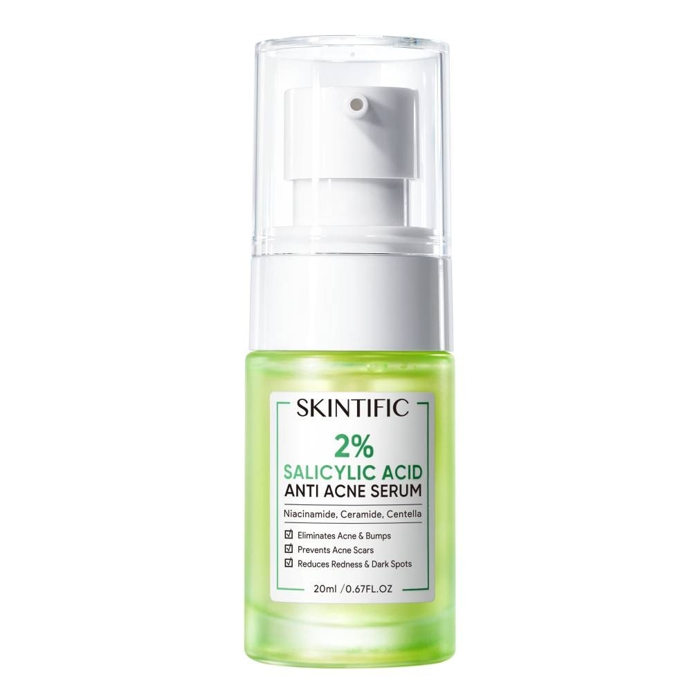 2% Salicylic Acid Anti Acne Serum (For Eliminates Acne & Bumps, Prevents Acne Scars, Reduces Redness & Dark Spots) 20ml