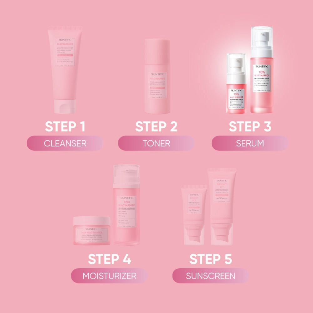 10% Niacinamide Brightening Serum (For Fades Dark Spots & Blemishes, Smooths & Evens Skin Tone) 50ml