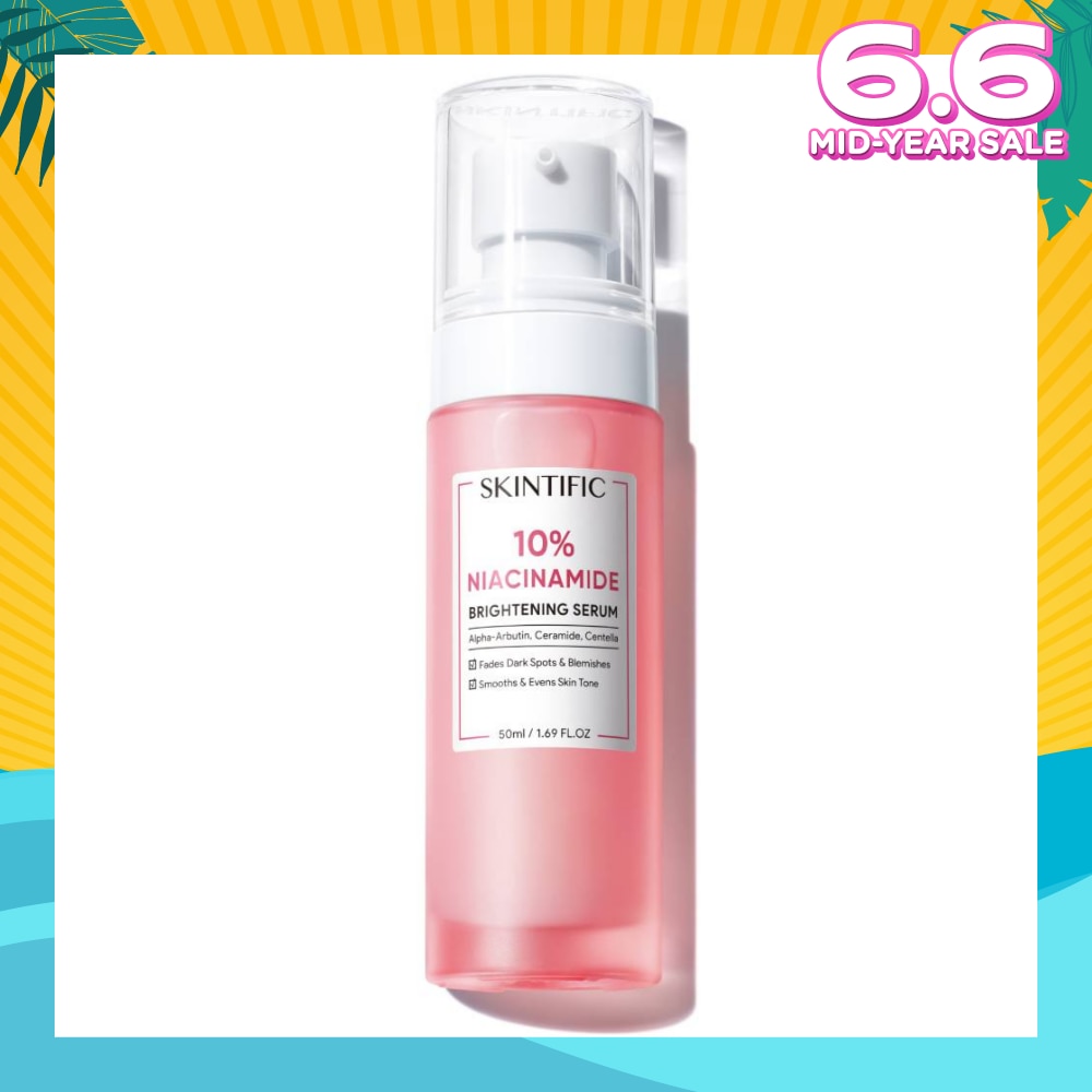 10% Niacinamide Brightening Serum (For Fades Dark Spots & Blemishes, Smooths & Evens Skin Tone) 50ml