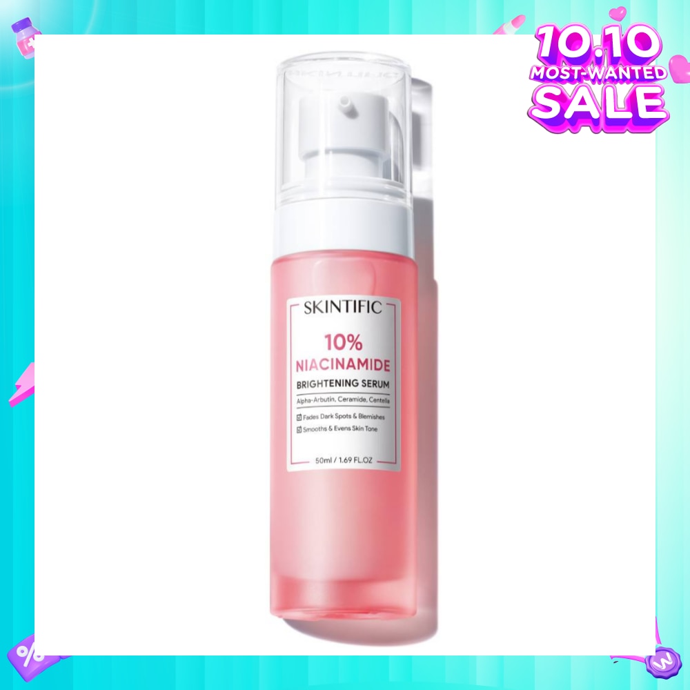 10% Niacinamide Brightening Serum (For Fades Dark Spots & Blemishes, Smooths & Evens Skin Tone) 50ml