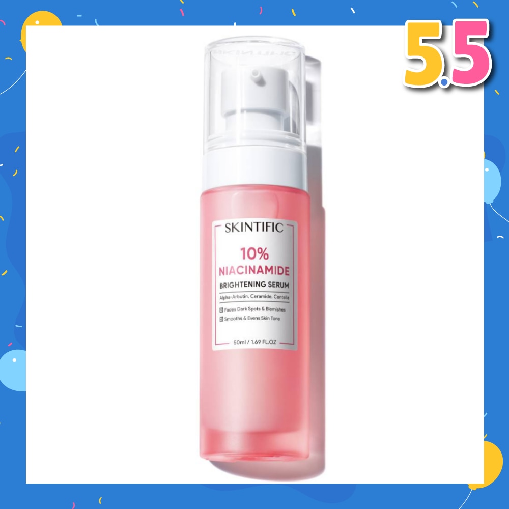 10% Niacinamide Brightening Serum (For Fades Dark Spots & Blemishes, Smooths & Evens Skin Tone) 50ml
