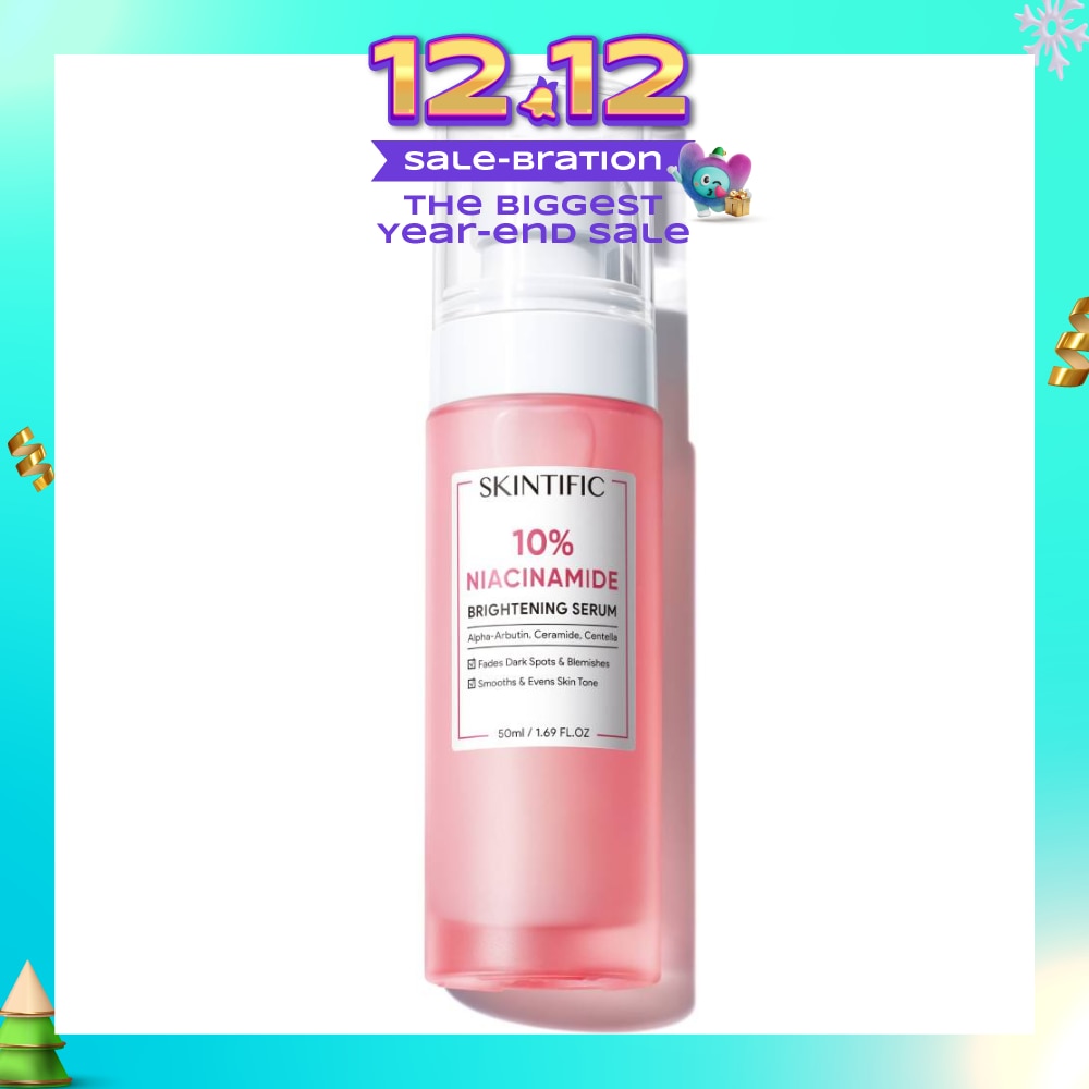 10% Niacinamide Brightening Serum (For Fades Dark Spots & Blemishes, Smooths & Evens Skin Tone) 50ml