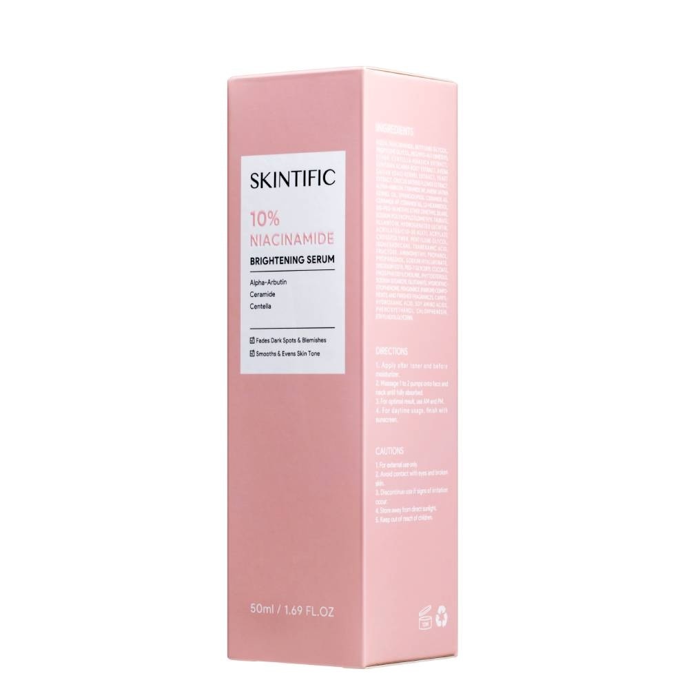 10% Niacinamide Brightening Serum (For Fades Dark Spots & Blemishes, Smooths & Evens Skin Tone) 50ml