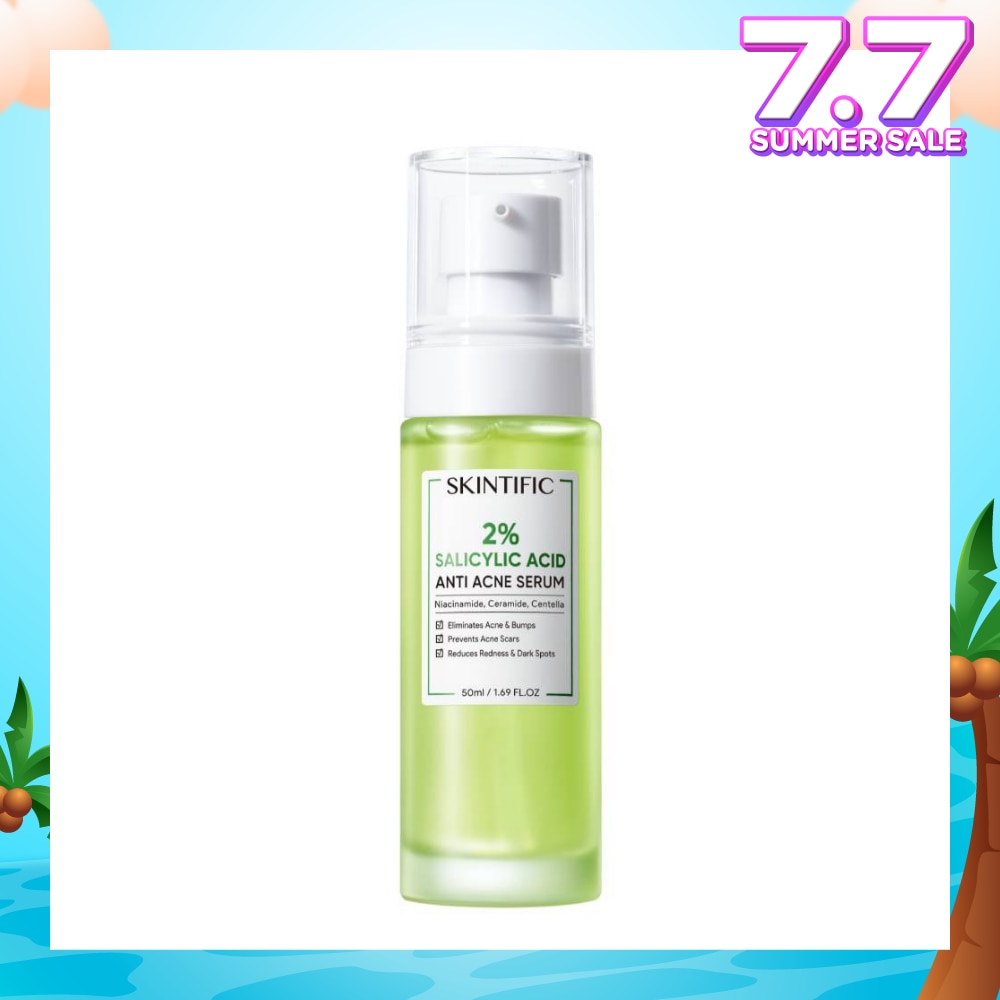 2% Salicylic Acid Anti Acne Serum (For Eliminates Acne & Bumps, Prevents Acne Scars & Reduces Redness & Dark Spots) 50ml