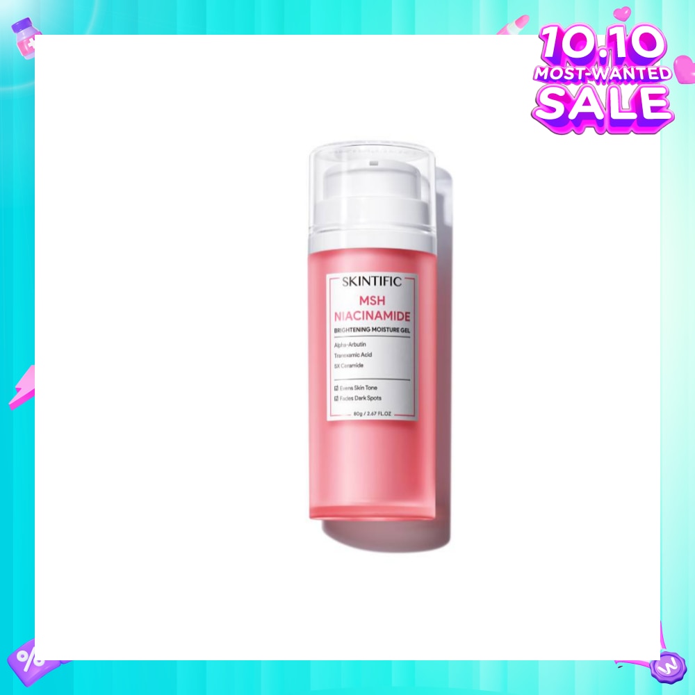 MSH Niacinamide Brightening Moisture Gel (For Evens Skin Tone & Fades Dark Spots) 80ml