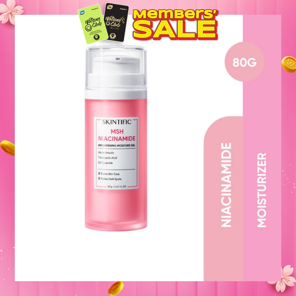 MSH Niacinamide Brightening Moisture Gel (For Evens Skin Tone & Fades Dark Spots) 80ml