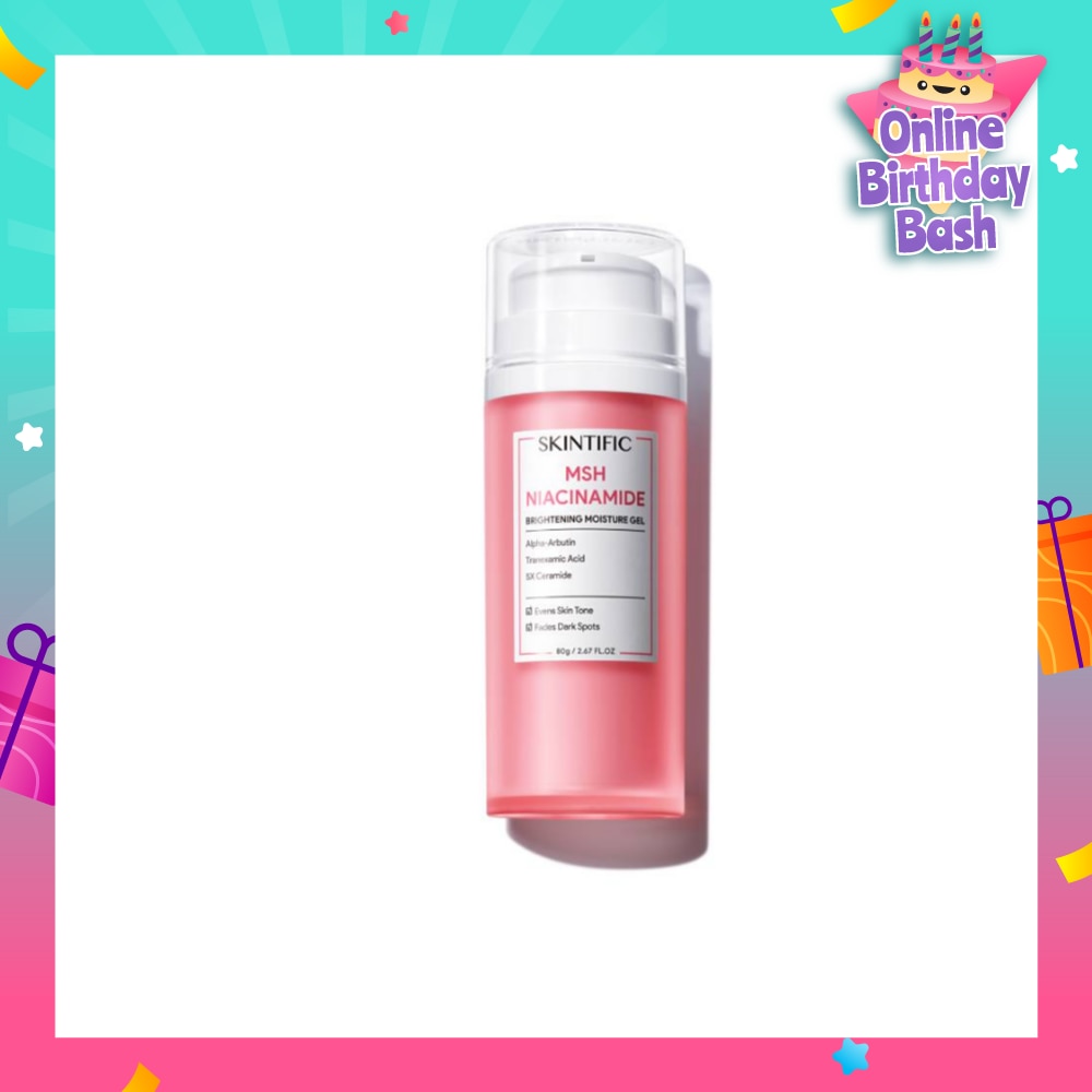 MSH Niacinamide Brightening Moisture Gel (For Evens Skin Tone & Fades Dark Spots) 80ml