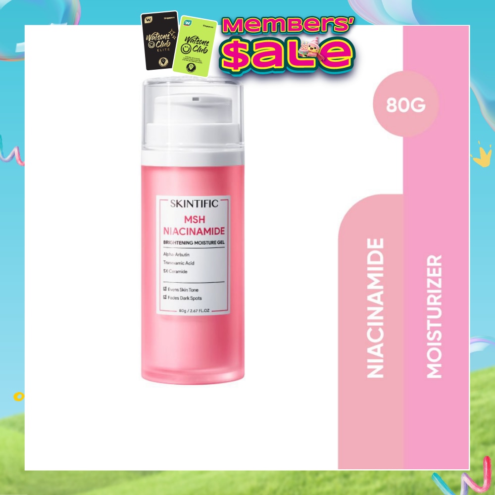 MSH Niacinamide Brightening Moisture Gel (For Evens Skin Tone & Fades Dark Spots) 80ml